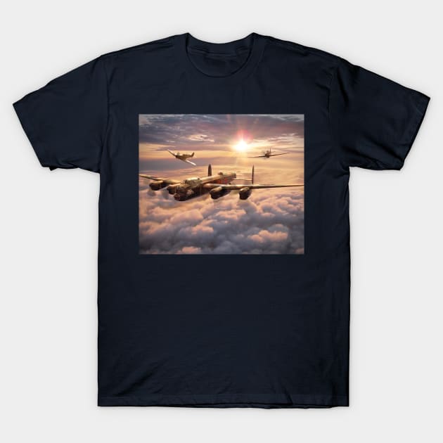 Memorial Flight T-Shirt by David Penfound Artworks